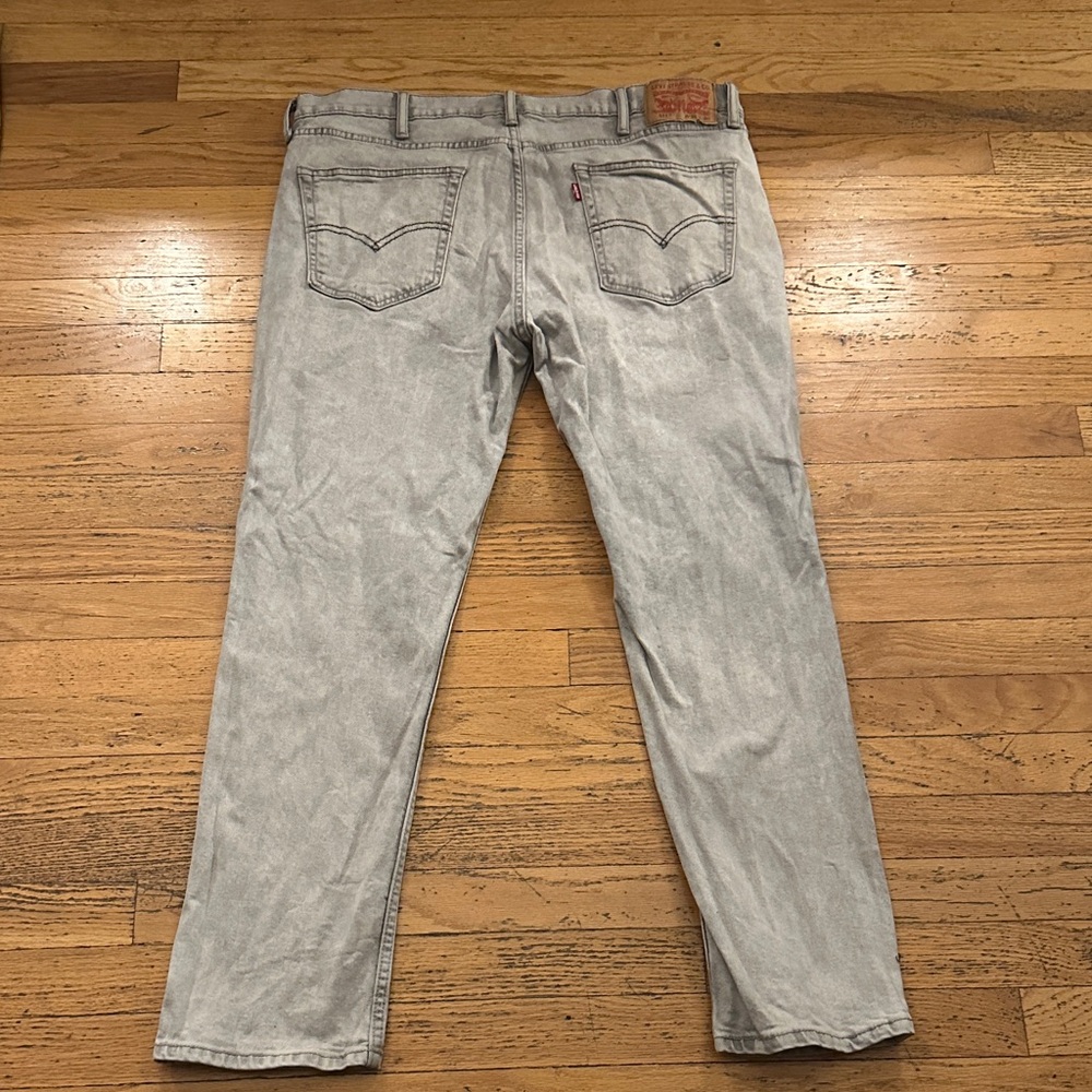 Levi's 511 Light Gray Men's Jeans - Picture 2 of 4